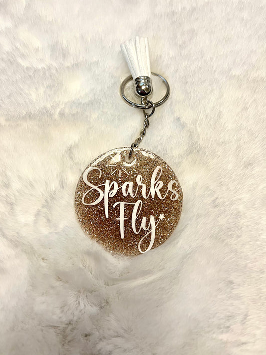Acrylic Keychain - Sparks Fly