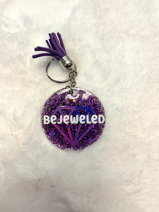 Acrylic Keychain - Bejeweled