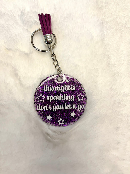 Acrylic Keychain - Night is Sparkling