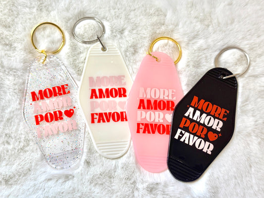 Motel Keychains - More Amor Por Favor