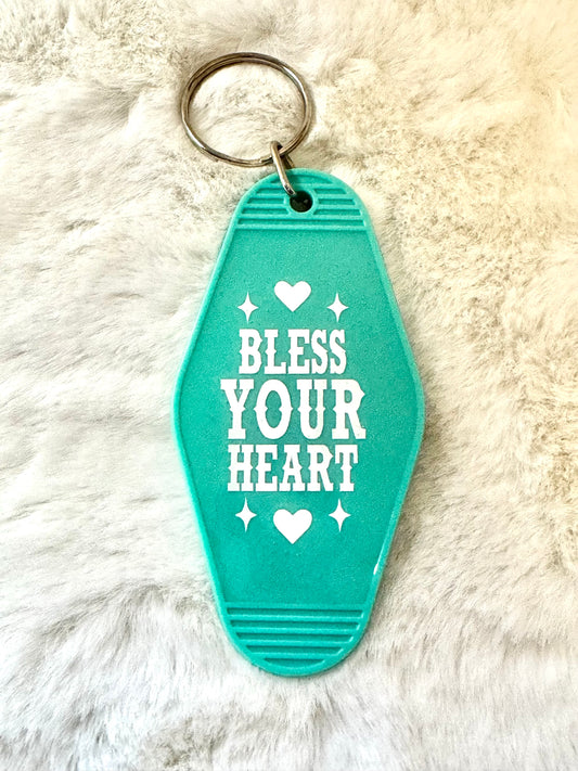 Motel Keychains - Bless Your Heart