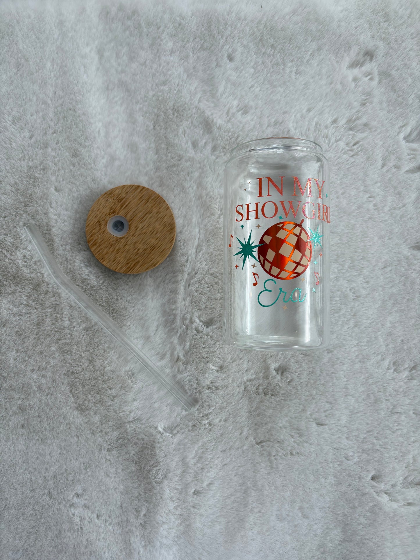 Glass Can Cup 16oz - In My Showgirl Era