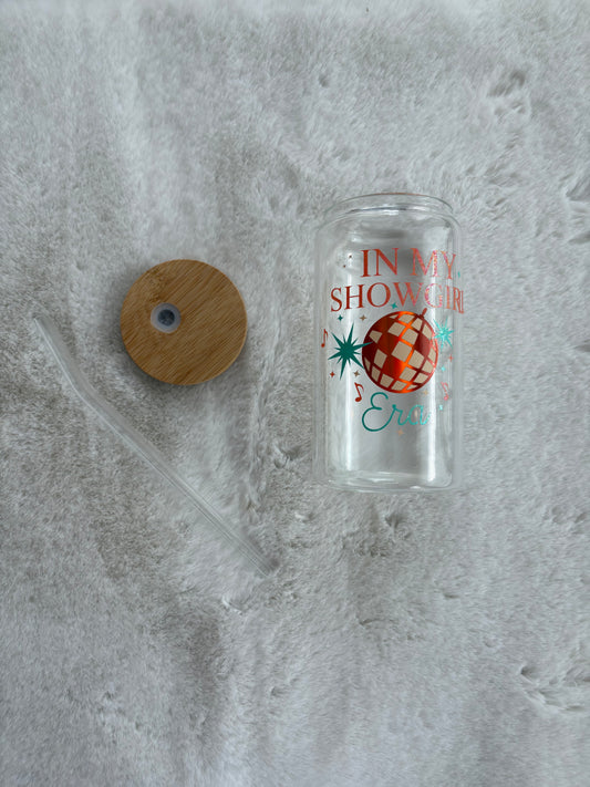 Glass Can Cup 16oz - In My Showgirl Era