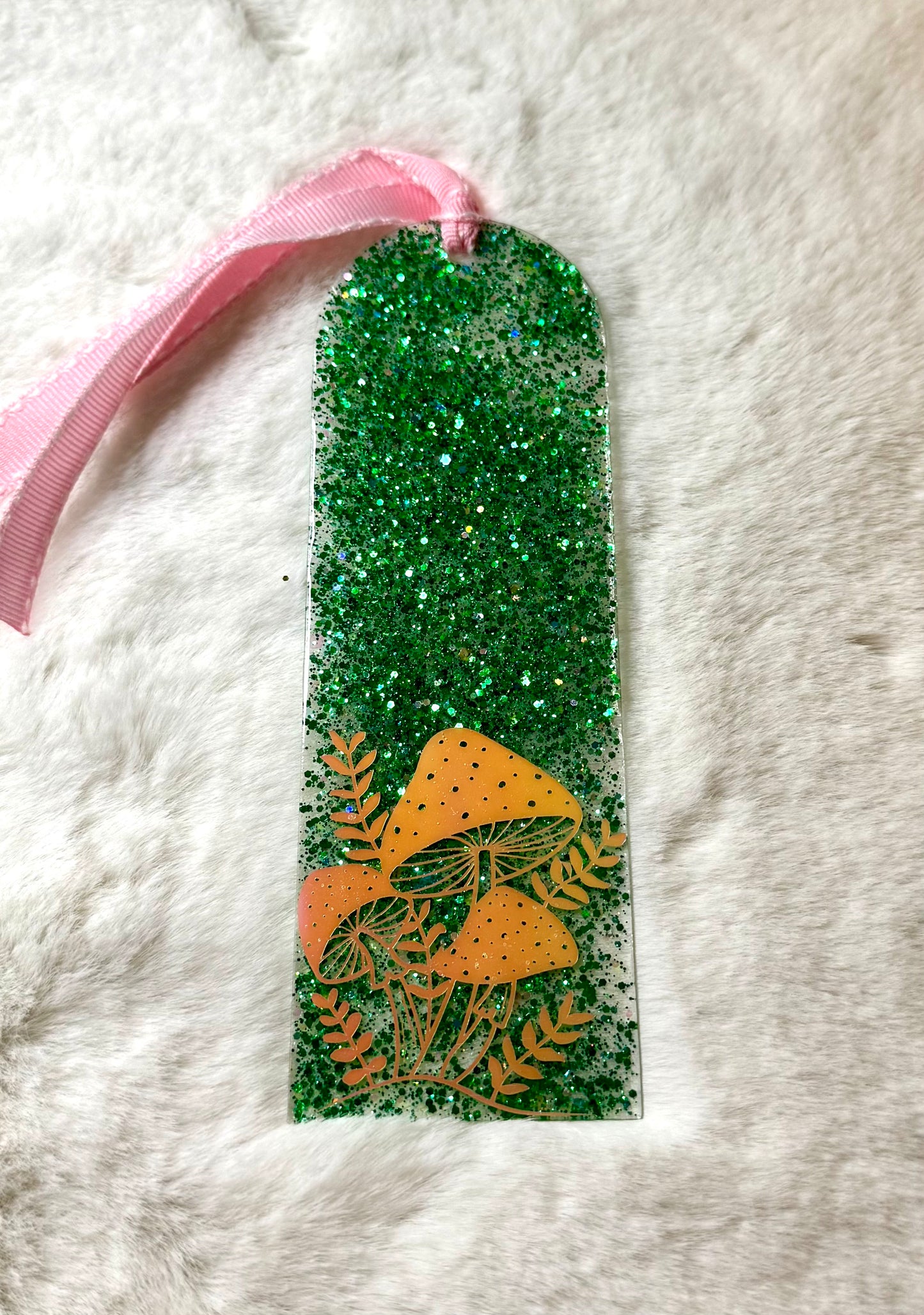Acrylic Bookmark - Holographic Mushroom
