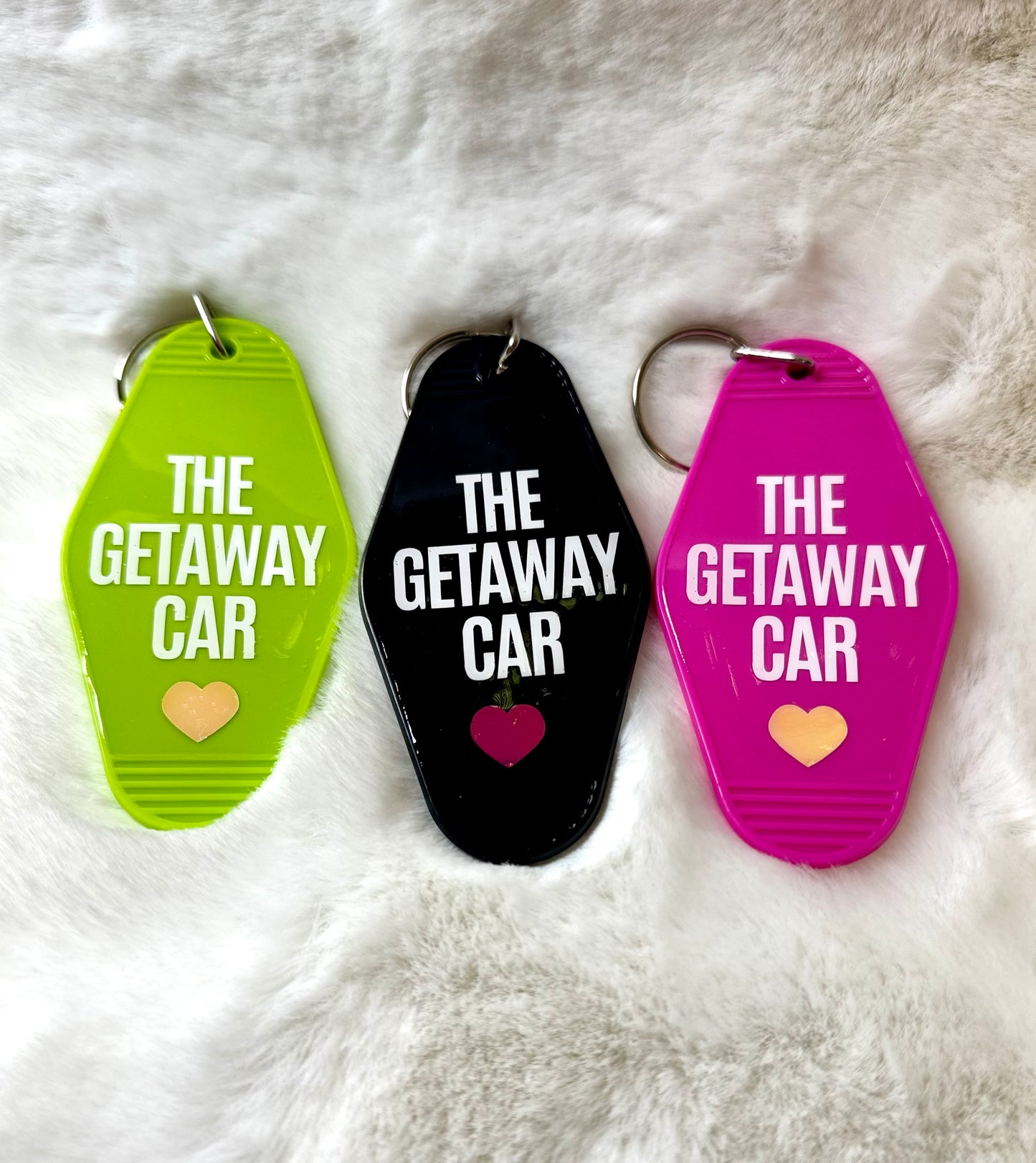 Motel Keychains - The Getaway Car