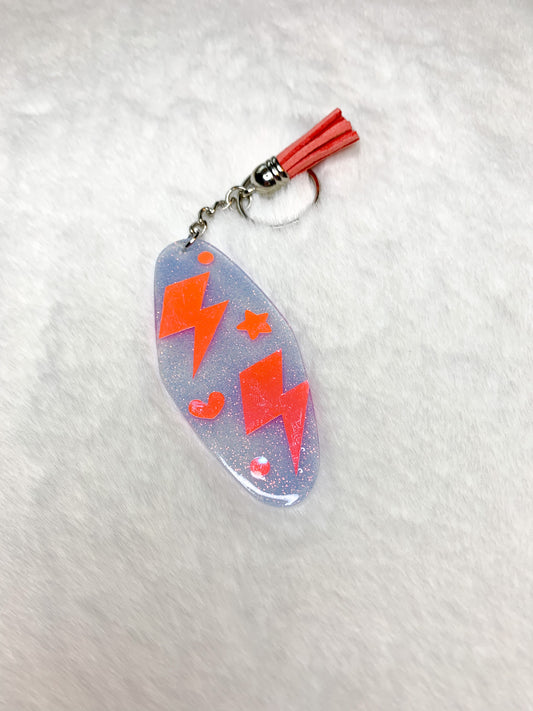 Motel Keychains - Pink Lightening