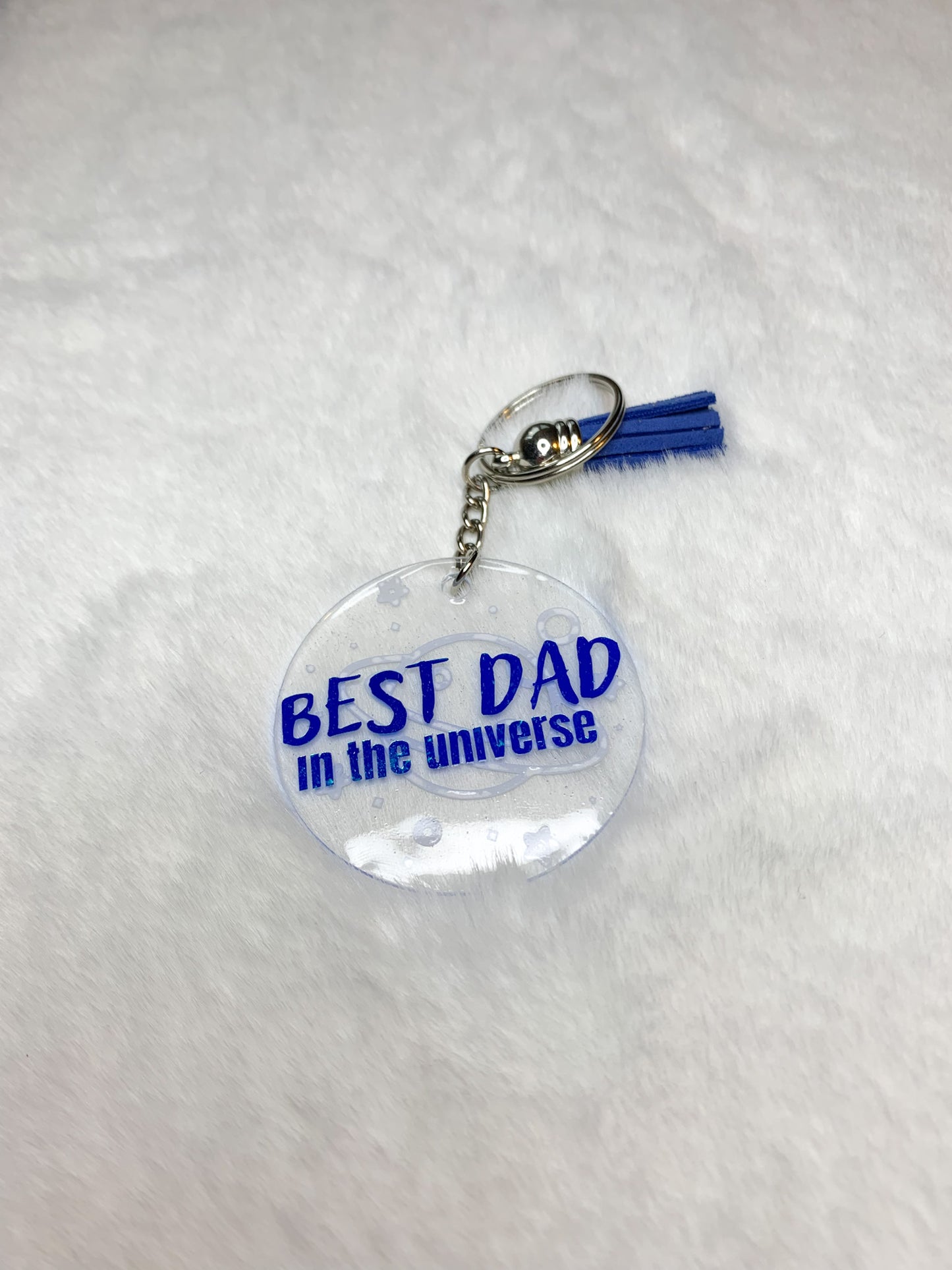 Acrylic Keychain - Best Dad In The Universe