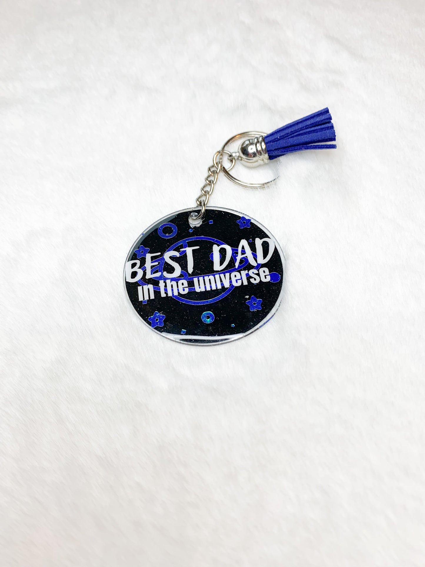 Acrylic Keychain - Best Dad In The Universe