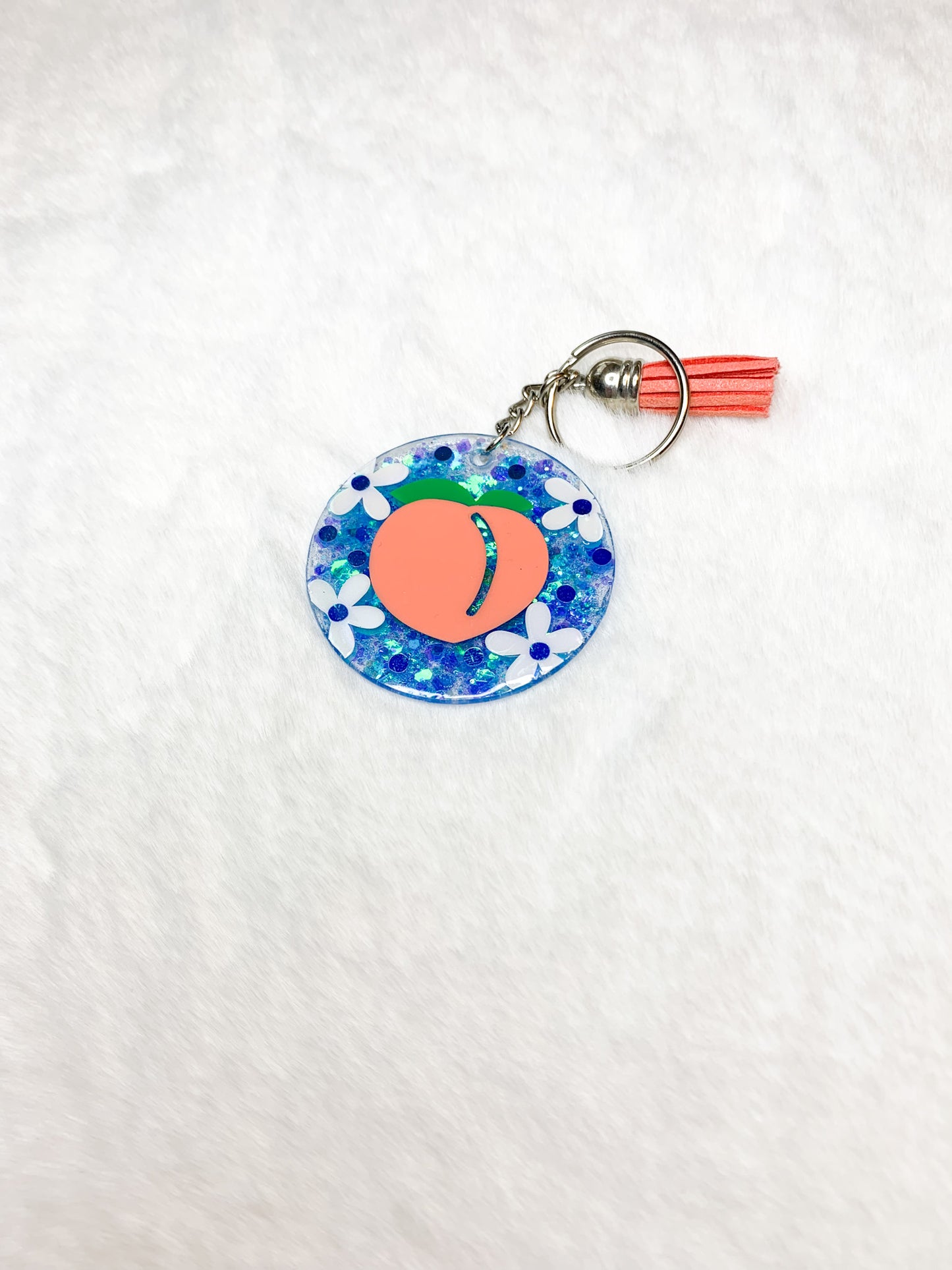 Acrylic Keychain - Peach