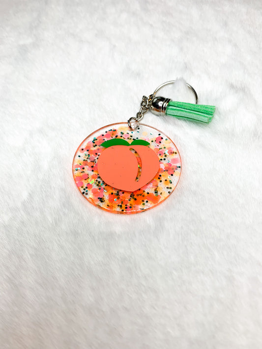 Acrylic Keychain - Peach