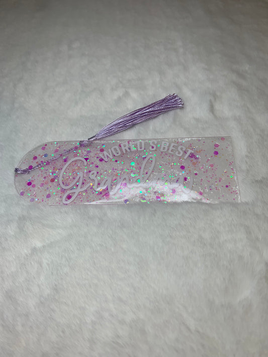 Acrylic Bookmark - Worlds Best Grandma