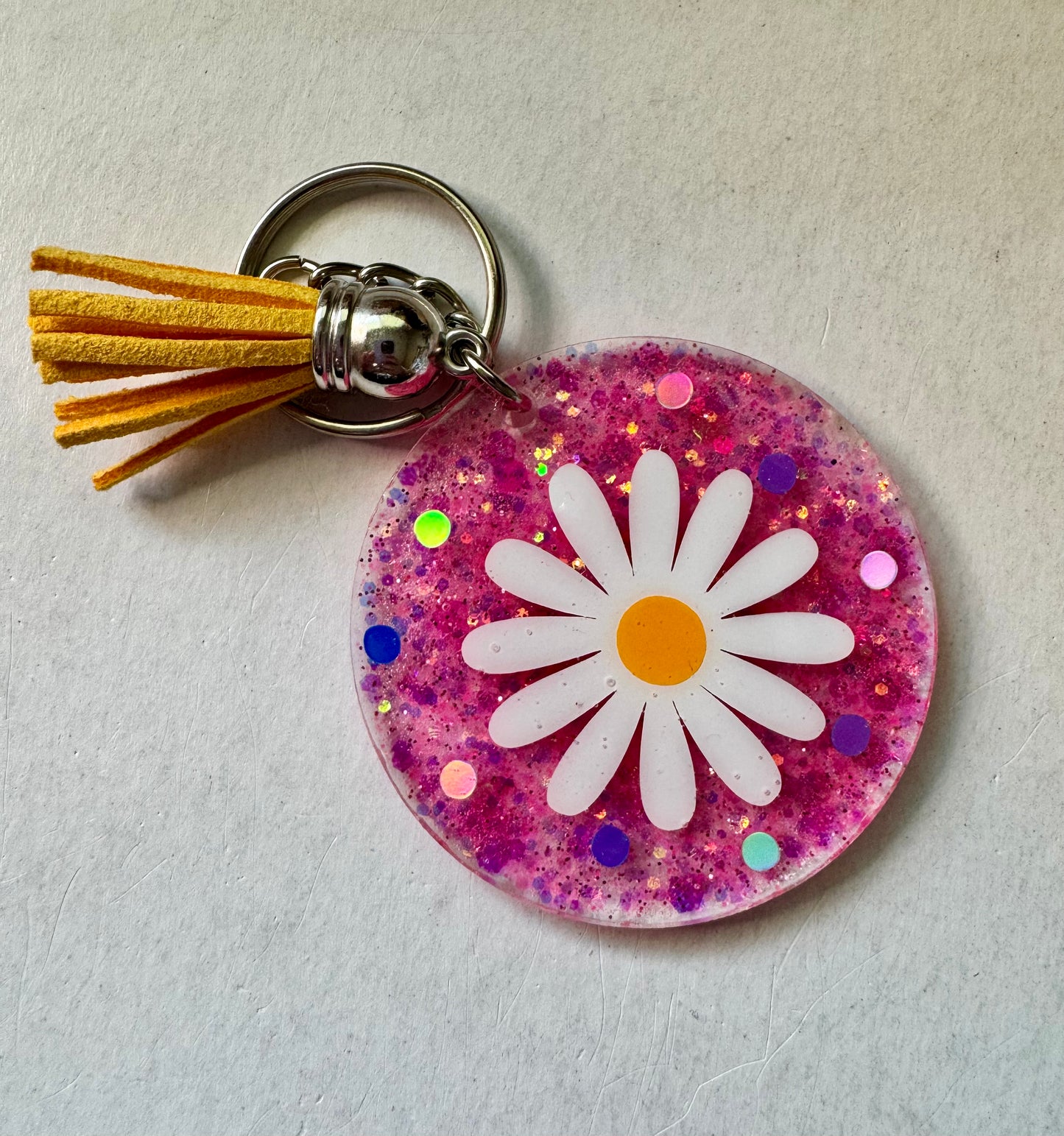 Acrylic Keychain - Daisies