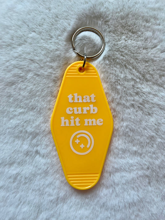 Motel Keychains - That Curb Hit Me