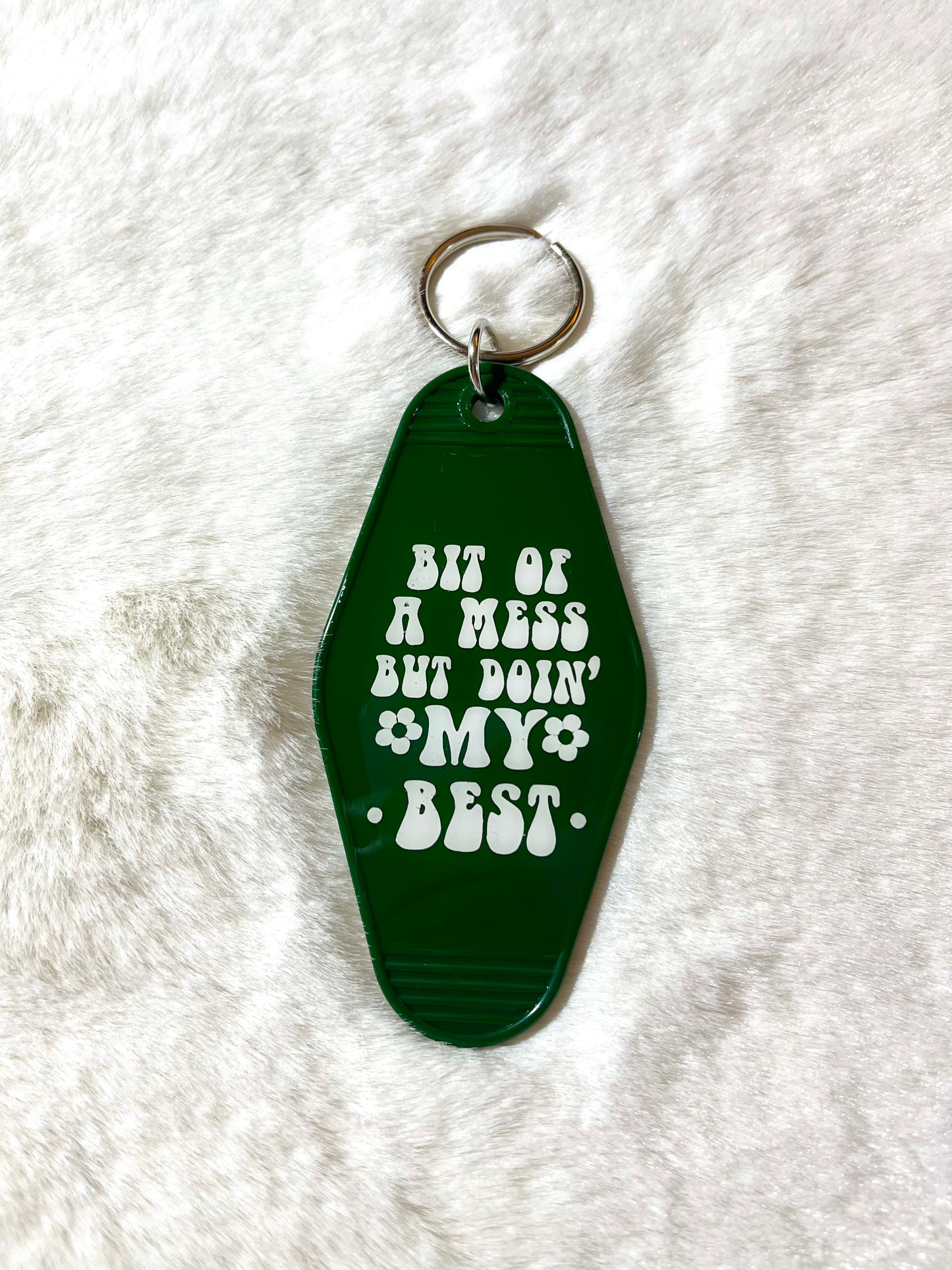 Motel Keychains - Bit of a Mess But Doing My Best