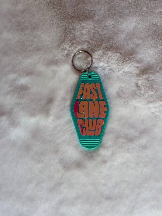Motel Keychains - Fast Lane Club