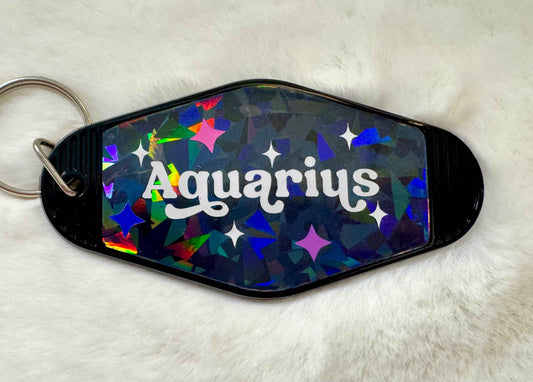 Motel Keychains - Zodiac: Aquarius
