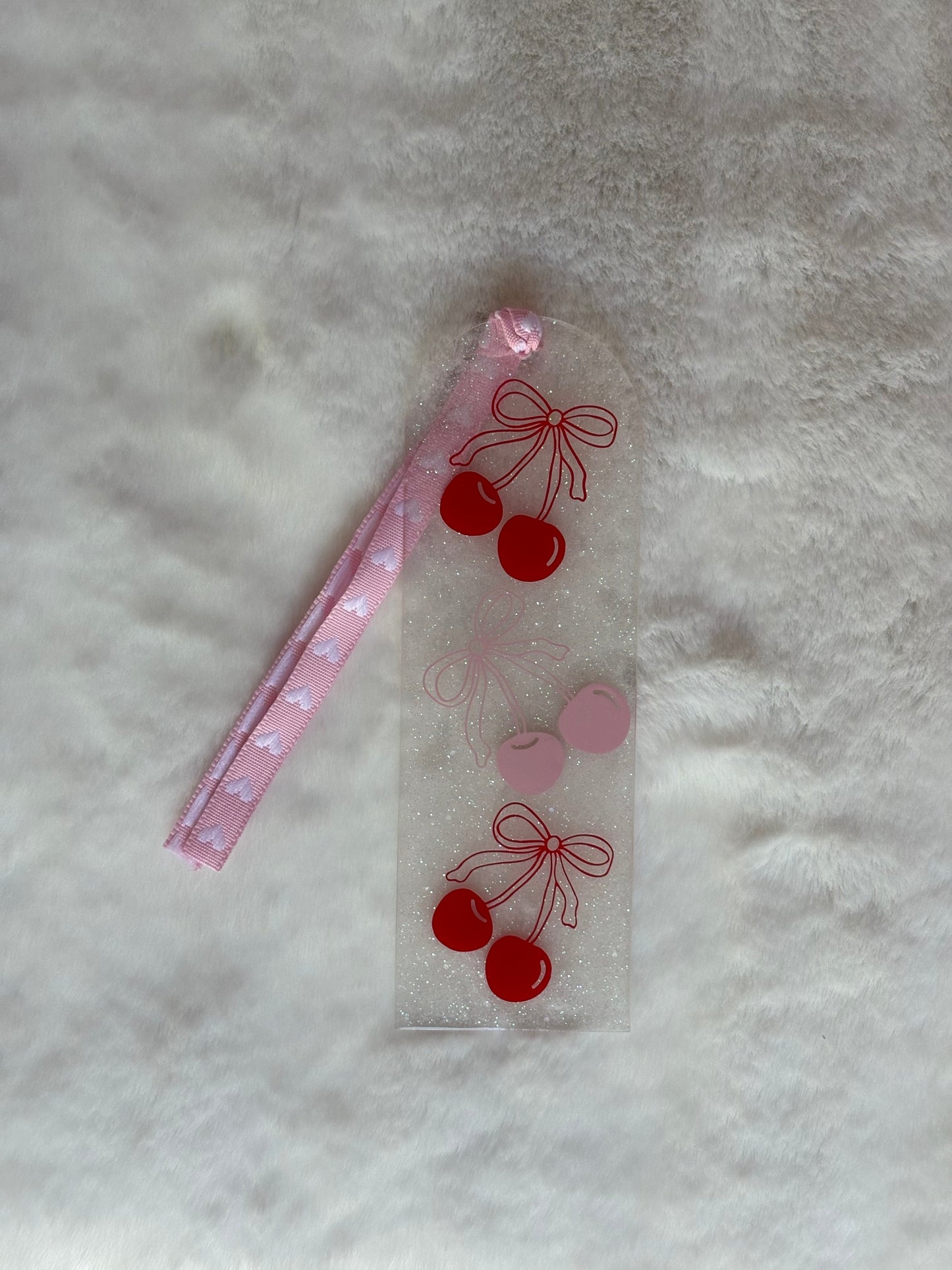 Acrylic Bookmark - Cherries
