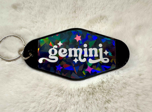 Motel Keychains - Zodiac: Gemini