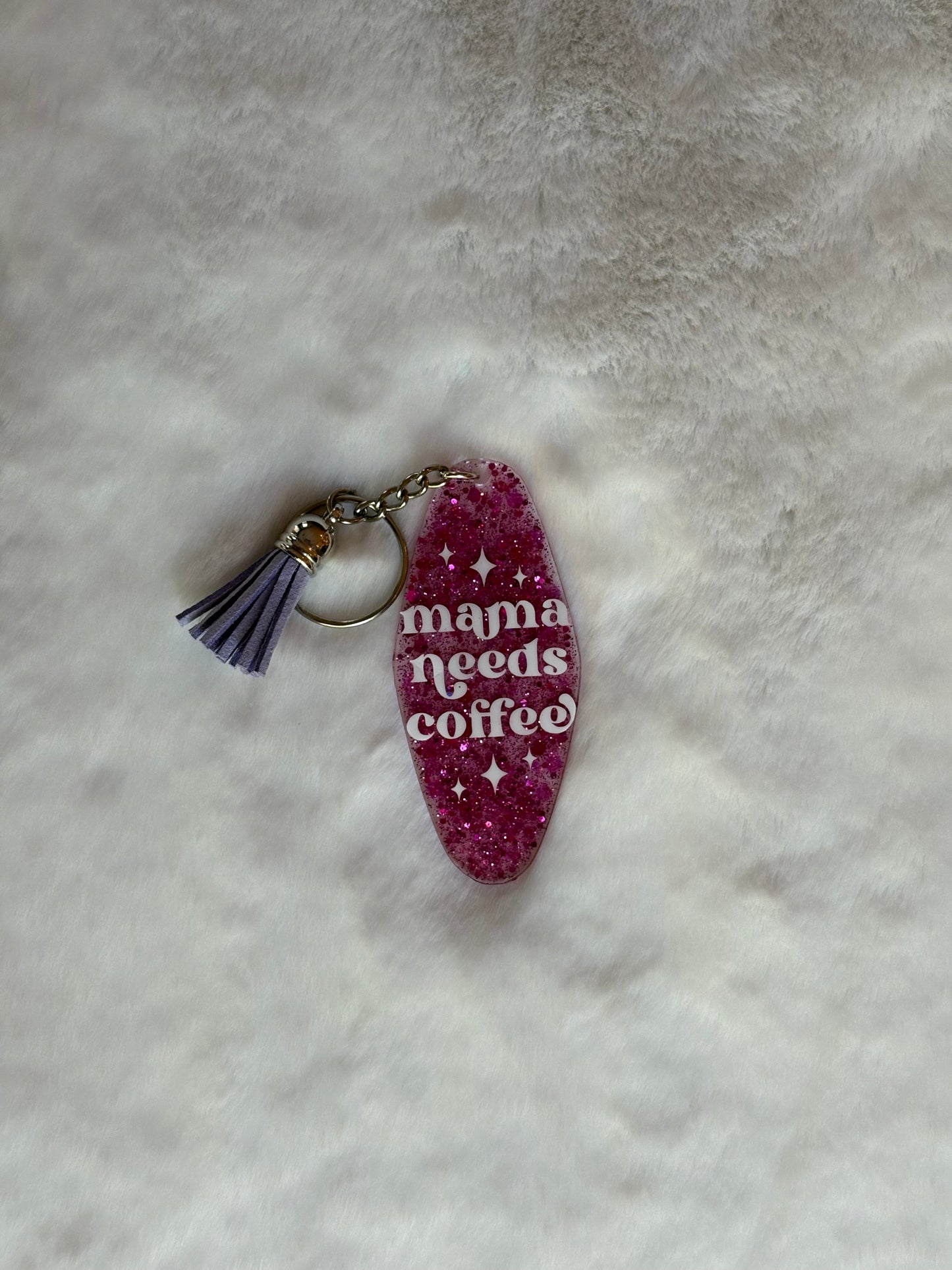 Motel Keychains - Mama Needs Coffee