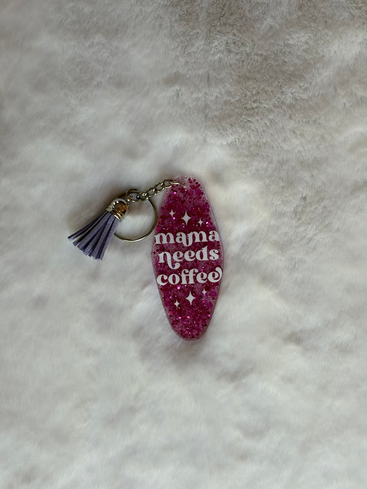 Motel Keychains - Mama Needs Coffee