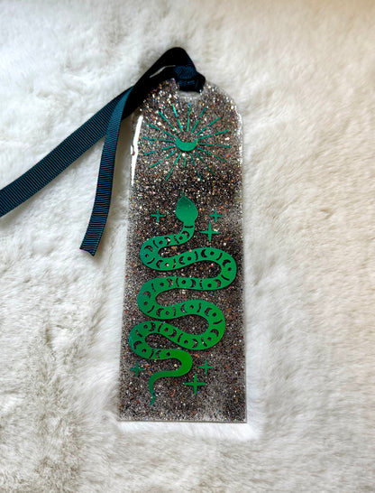 Acrylic Bookmark - Holographic Snake