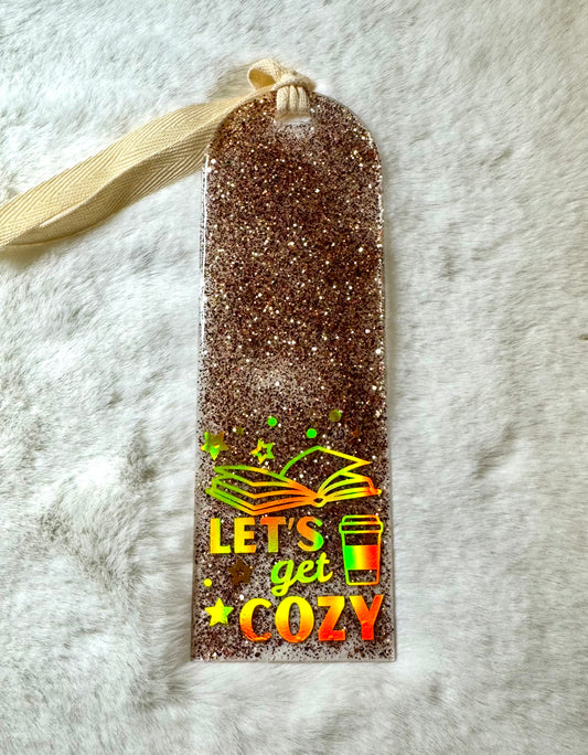 Acrylic Bookmark - Lets Get Cozy