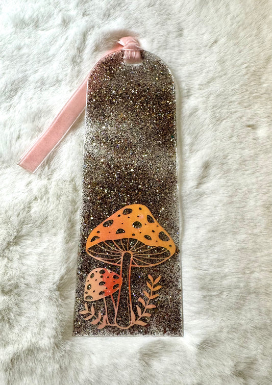 Acrylic Bookmark - Holographic Mushroom