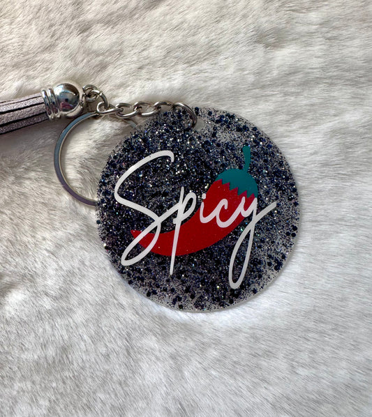 Acrylic Keychain - Spicy